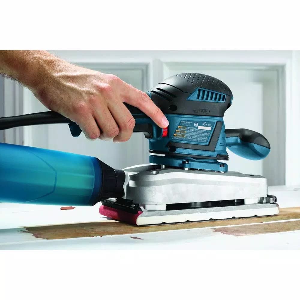 Bosch OS50VC 3.4 Amp Corded Electric Finishing Orbital Sander Kit with Vibration Control