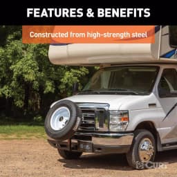 CURT Hitch-Mounted Spare Tire Mount for 2" Receiver thumbnail 4