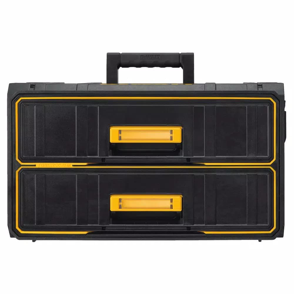 DEWALT 142-Piece Mechanics Tool Set with Bonus TOUGHSYSTEM 22 in. 2-Drawer Tool Box