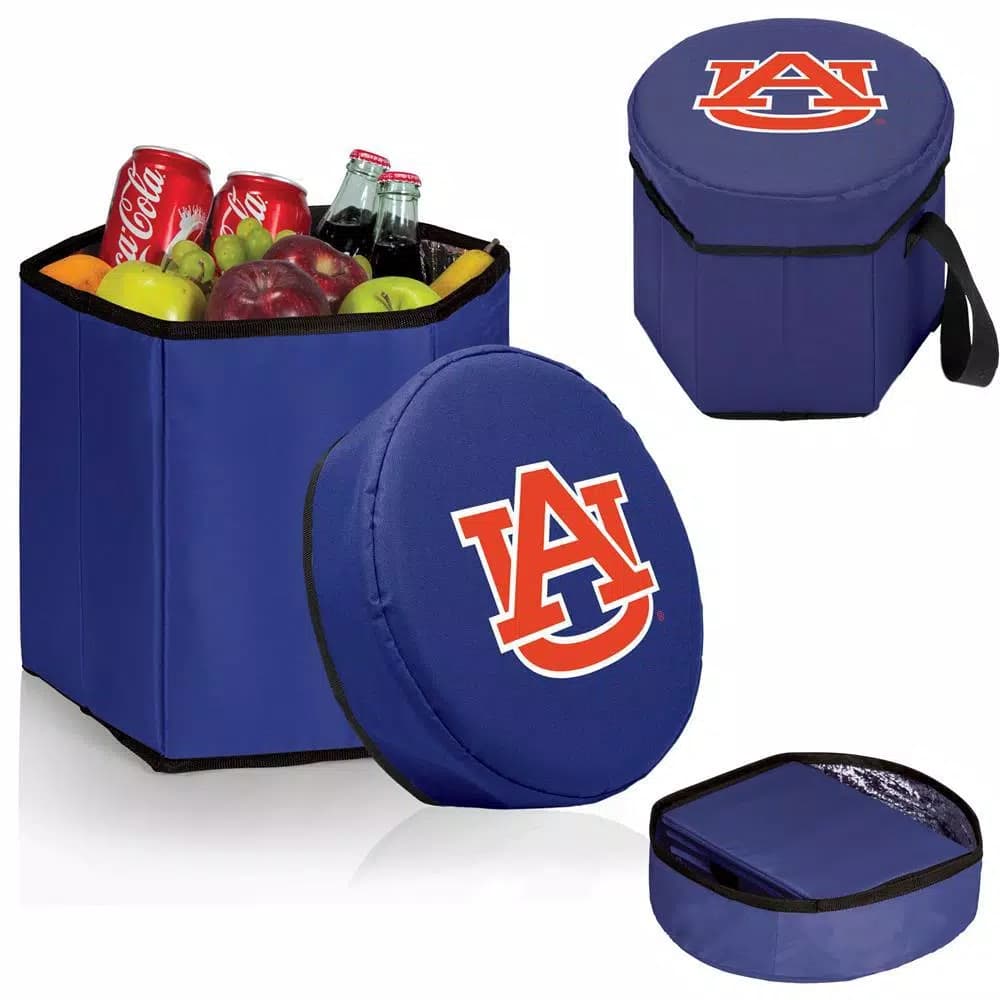 Picnic Time Auburn Tigers Navy Bongo 12 Qt. Collapsible Soft-Side Cooler