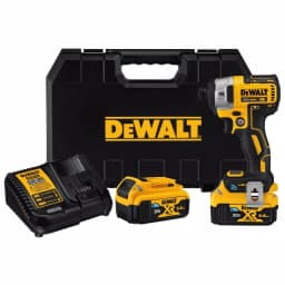 DEWALT 20V MAX XR Brushless 1/4 in. Impact Driver Kit with (2) 5.0 Ah Batteries & Charger thumbnail 1