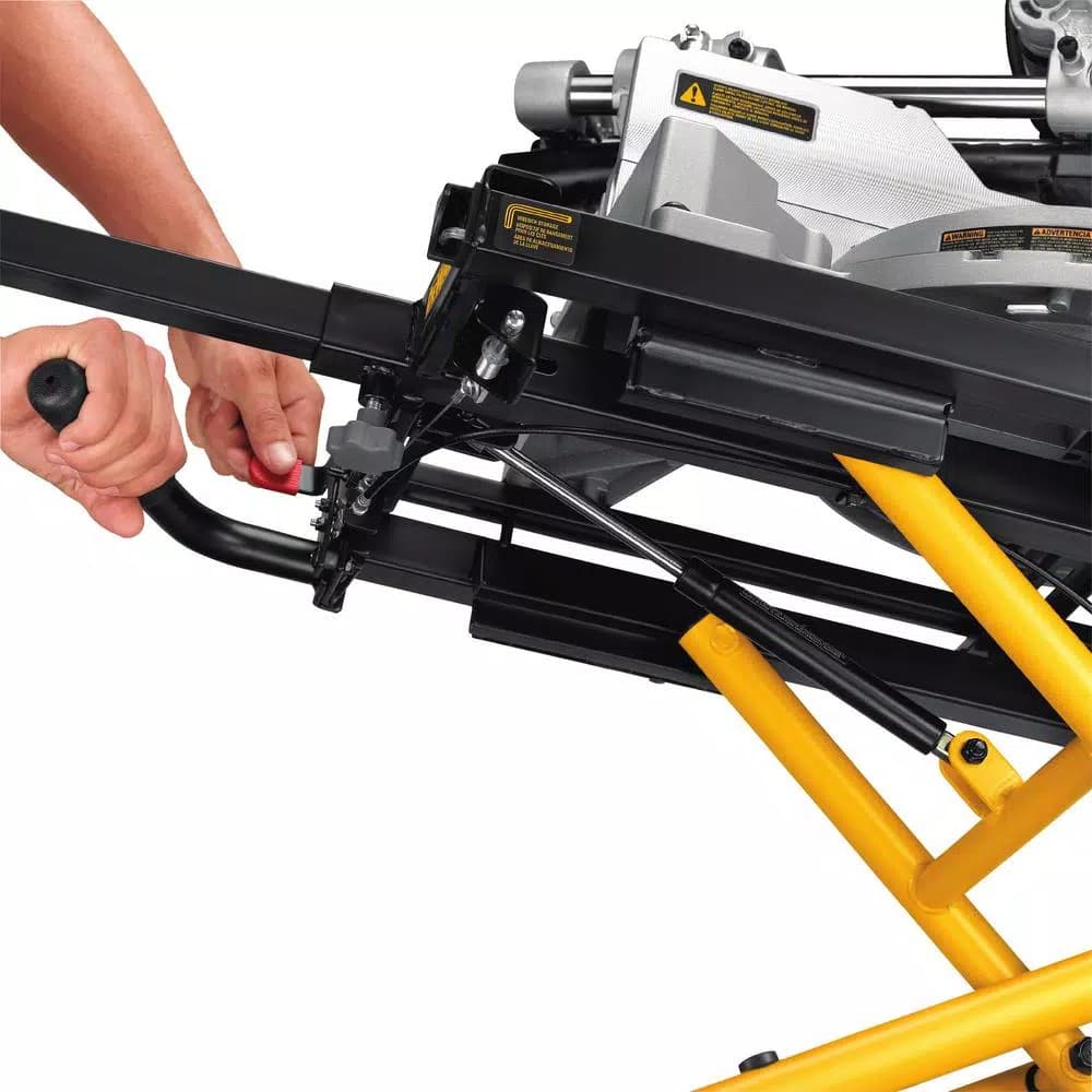 DEWALT 12 in. FLEXVOLT Brushless Sliding Compound Miter Saw Kit with Rolling Stand