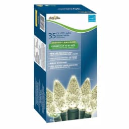 Brite Star 35-Light Warm White Faceted C6 LED String Light Set (Set of 2) thumbnail 2
