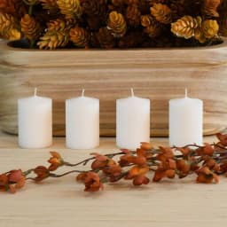LUMABASE White Unscented Paraffin Wax Votive Candles, 15-Hour Burn Time, 36-Count Pack thumbnail 4