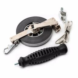 Lufkin 1/2 in. x 75 ft. Oil Gauging Tape Measure, Chrome Clad Double Duty thumbnail 3