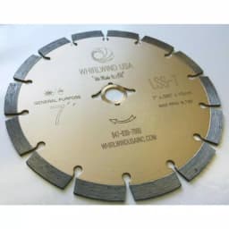 Whirlwind USA 7 in. Segmented Diamond Blade for Concrete, Stone, Brick, and Masonry thumbnail 2