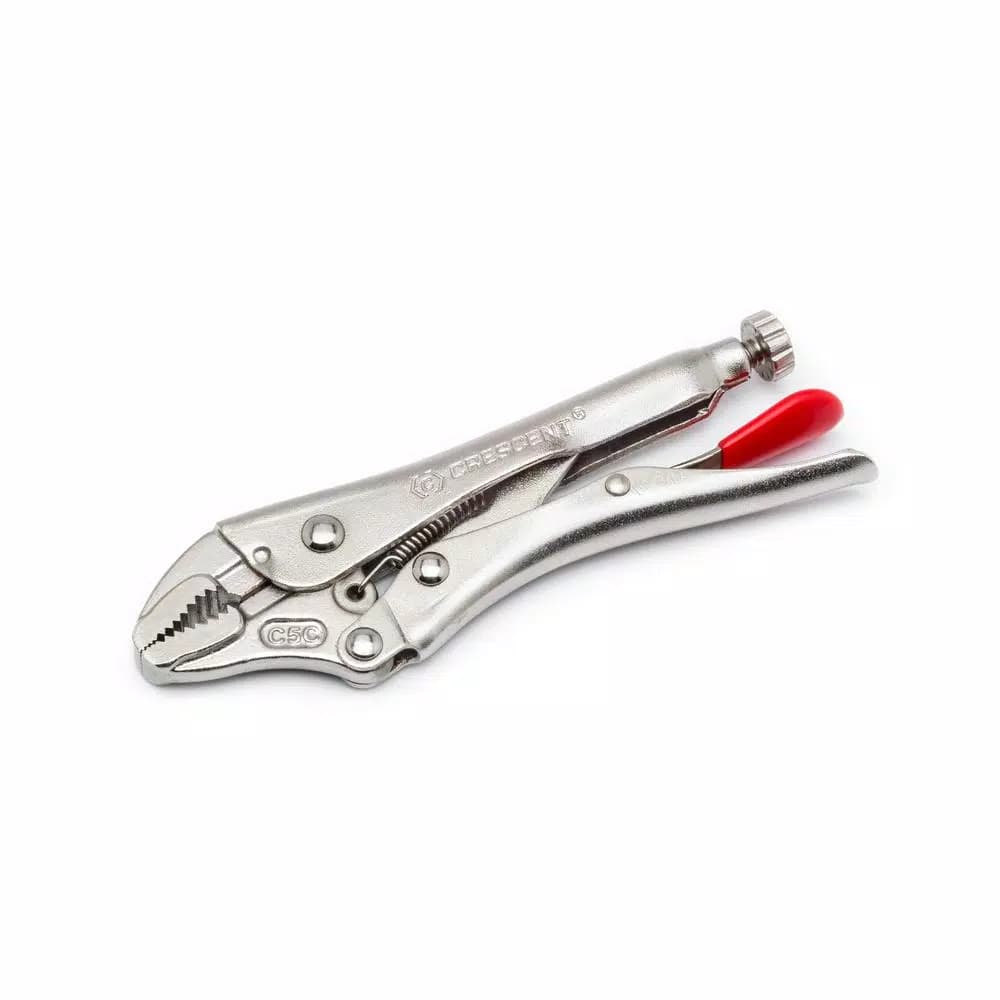 Crescent 5-Piece Locking Plier Set, Nickel-Plated Hand Tools