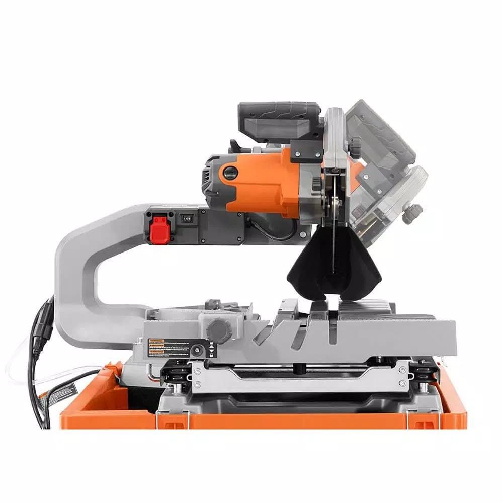 RIDGID 10 in. Wet Tile Saw with Stand, Beast Series, 3.3 HP, 34 in. Rip Capacity