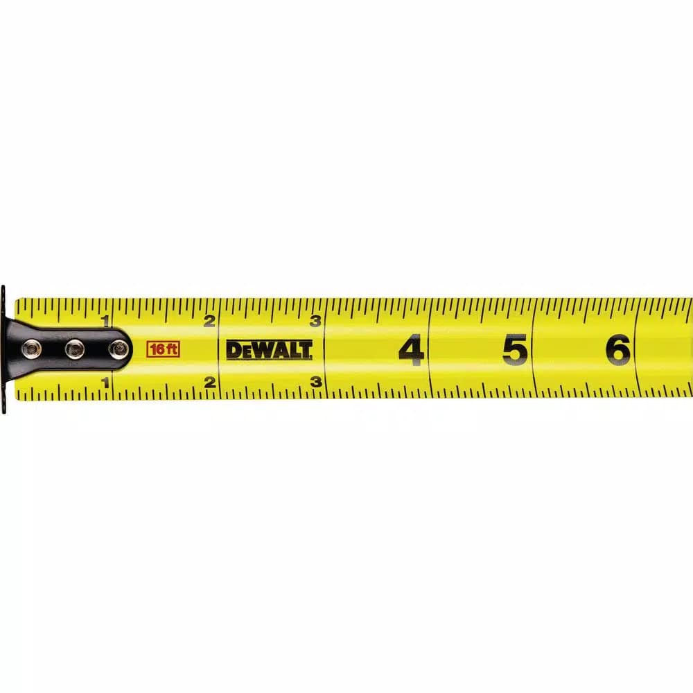 DEWALT 16 ft. Tape Measure with 13 ft. Blade Standout, ABS Housing, SAE
