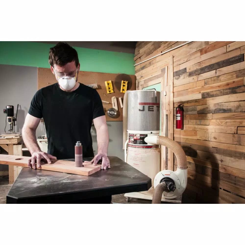 JET 1 HP 115-Volt Oscillating Spindle Sander with Integrated Storage