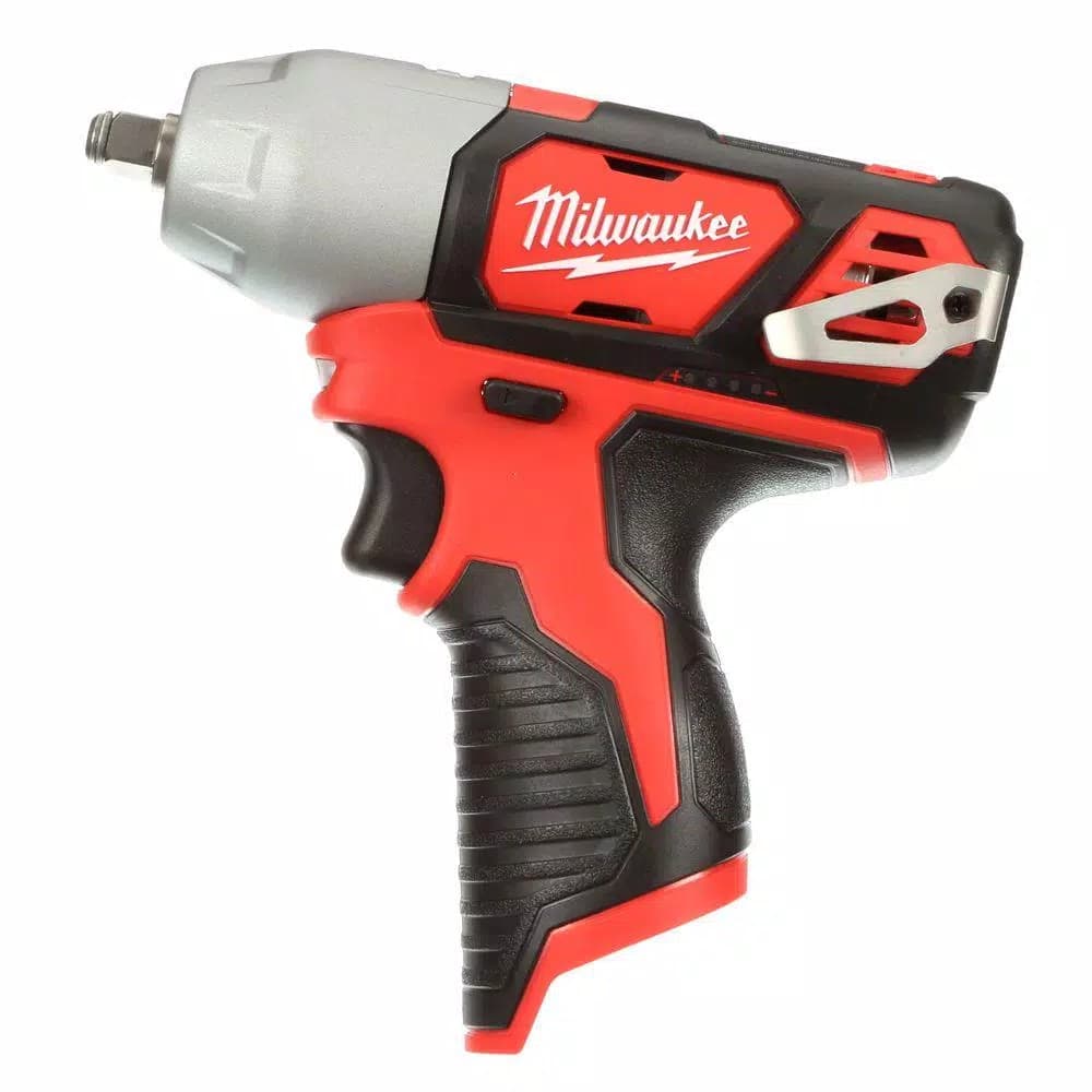 Milwaukee M12 12V Lithium-Ion Cordless 3/8 in. Impact Wrench with 4.0 Ah Battery