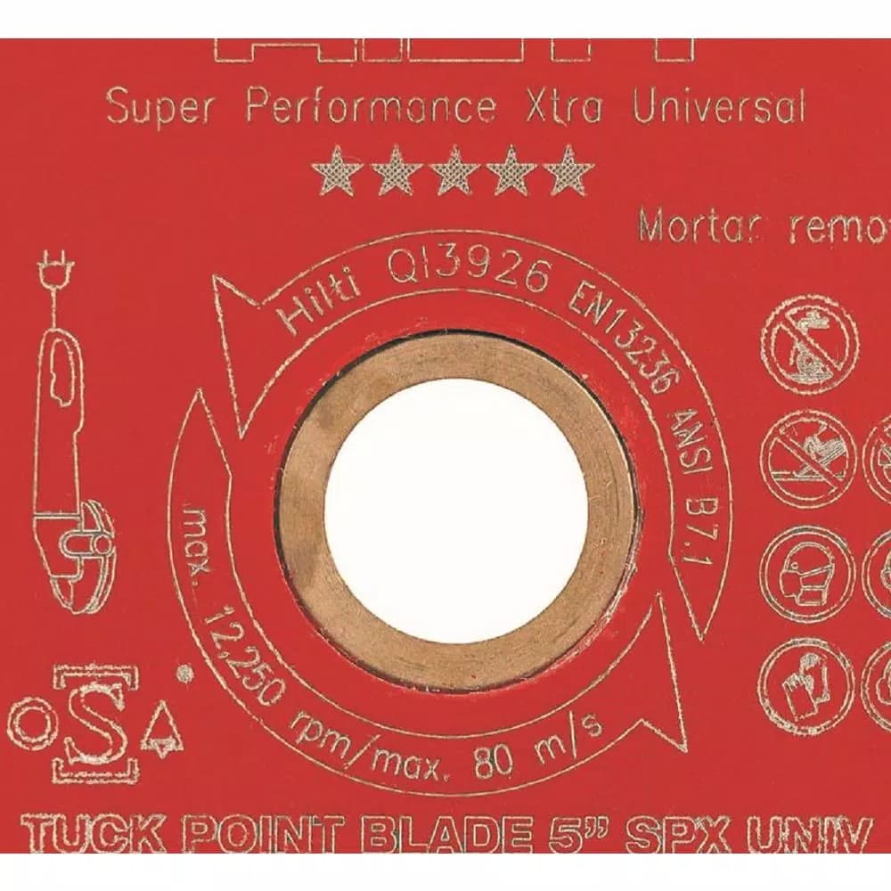 Hilti 5 in. SPX Diamond Sandwich Tuck Point Blade, Super Performance (6-Pack)