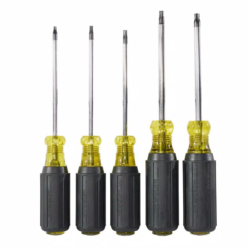 Klein Tools 5-Piece Torx Screwdriver Set with Cushion Grip Handles