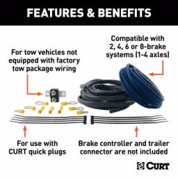 CURT Brake Control Wiring Kit for Vehicles Without Factory Tow Package thumbnail 5