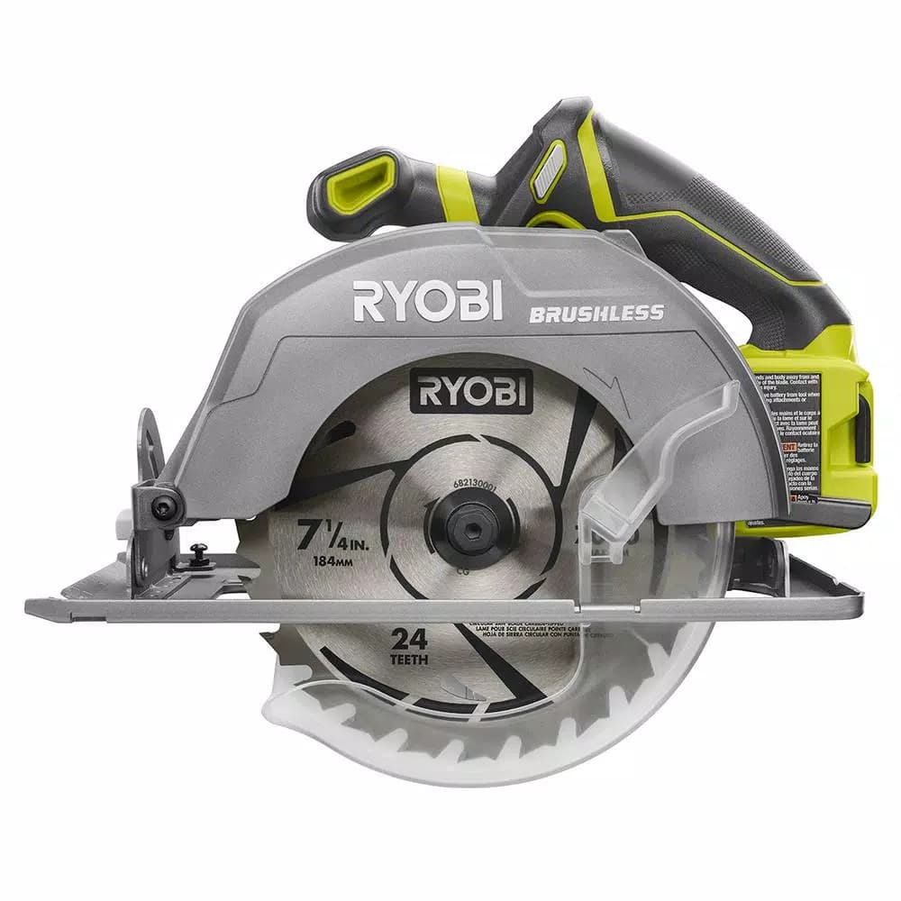 RYOBI 18V ONE+ Brushless 7-1/4 in. Cordless Circular Saw (Tool Only)