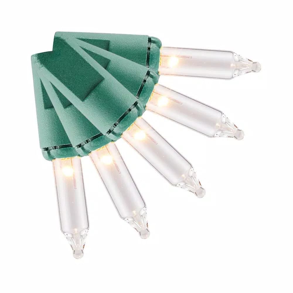 Home Accents Holiday 500-Light Clear Heavy Duty Mini Light Set, Warm White Incandescent, Indoor/Outdoor