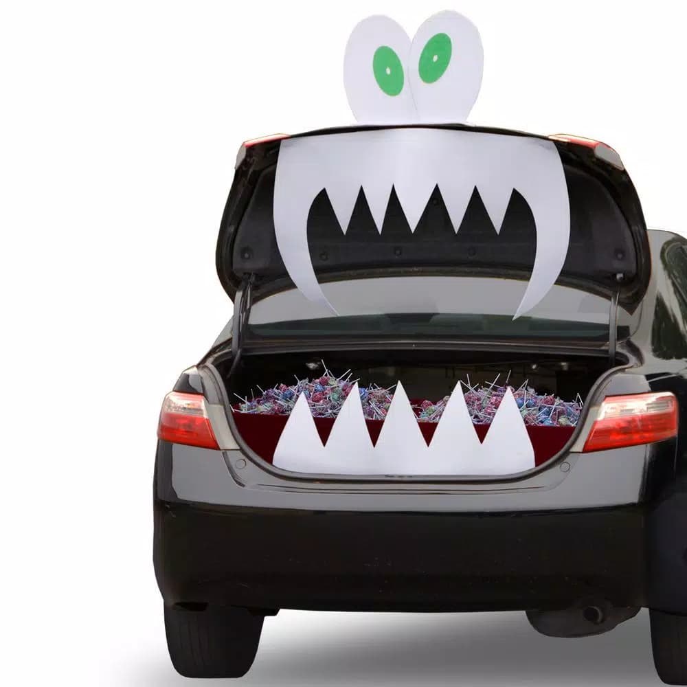 National Tree Company Tricky Trunks Halloween Car Decoration Kit - Creepy Creature Trunk Decor