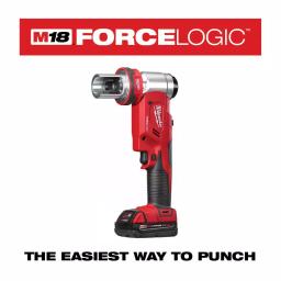 Milwaukee M18 FORCE LOGIC 6 Ton Cordless Knockout Tool Kit with 2.0 Ah Battery and Die Set thumbnail 6