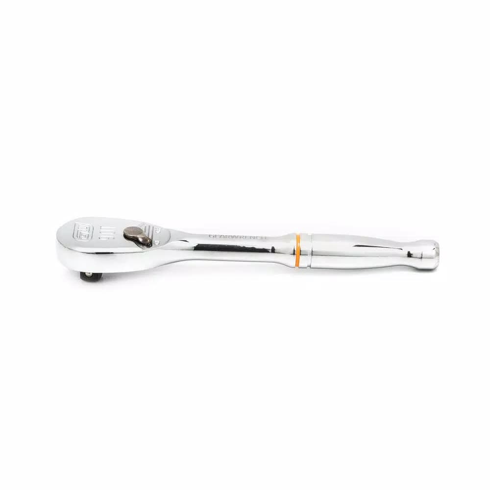 GEARWRENCH 1/4 in. Drive 90-Tooth Teardrop Ratchet, 5 in.