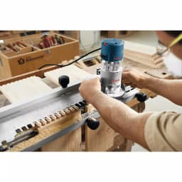 Bosch 2.25 HP Fixed-Base Router, 12 Amp Variable Speed Corded Electronic Router thumbnail 11