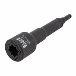 Klein Tools 4-in-1 Square Impact Socket with 7/16 in. Hex Quick-Change Adapter, 1/2 in. Square Drive thumbnail 4