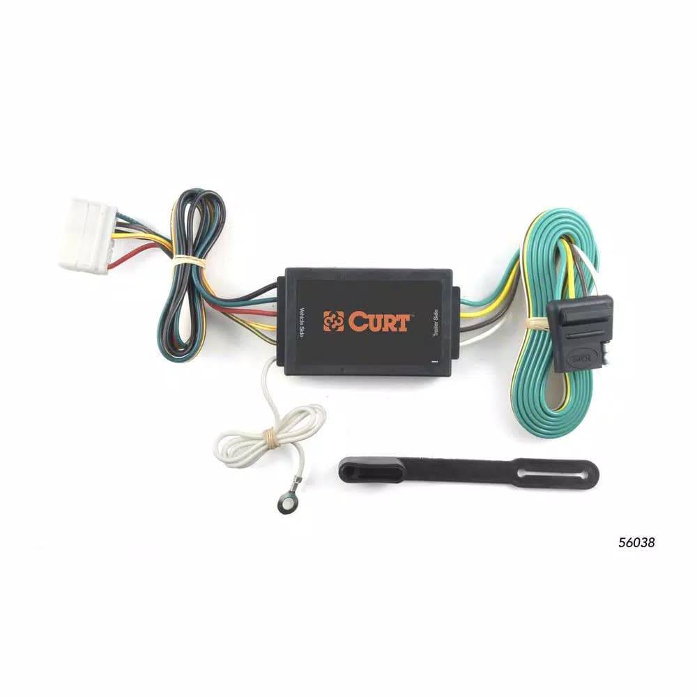 CURT Custom Vehicle-Trailer Wiring Harness, 4-Way Flat for Acura MDX (OEM Tow Package Required)
