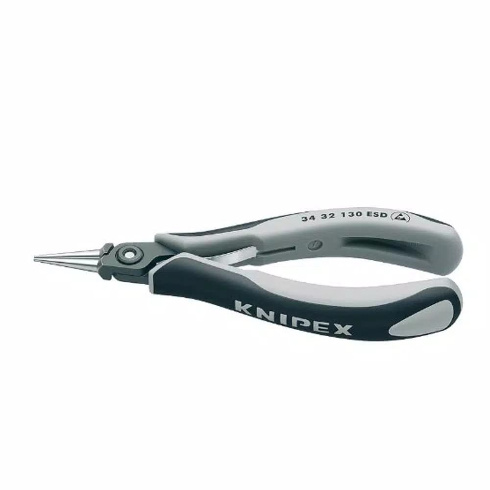 KNIPEX 5-1/4 in. Precision Electronics Round Tip Pliers with ESD Handles