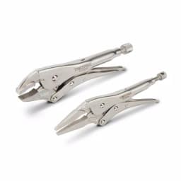 TEKTON 2-Piece Curved Jaw and Long Nose Locking Pliers Set thumbnail 1