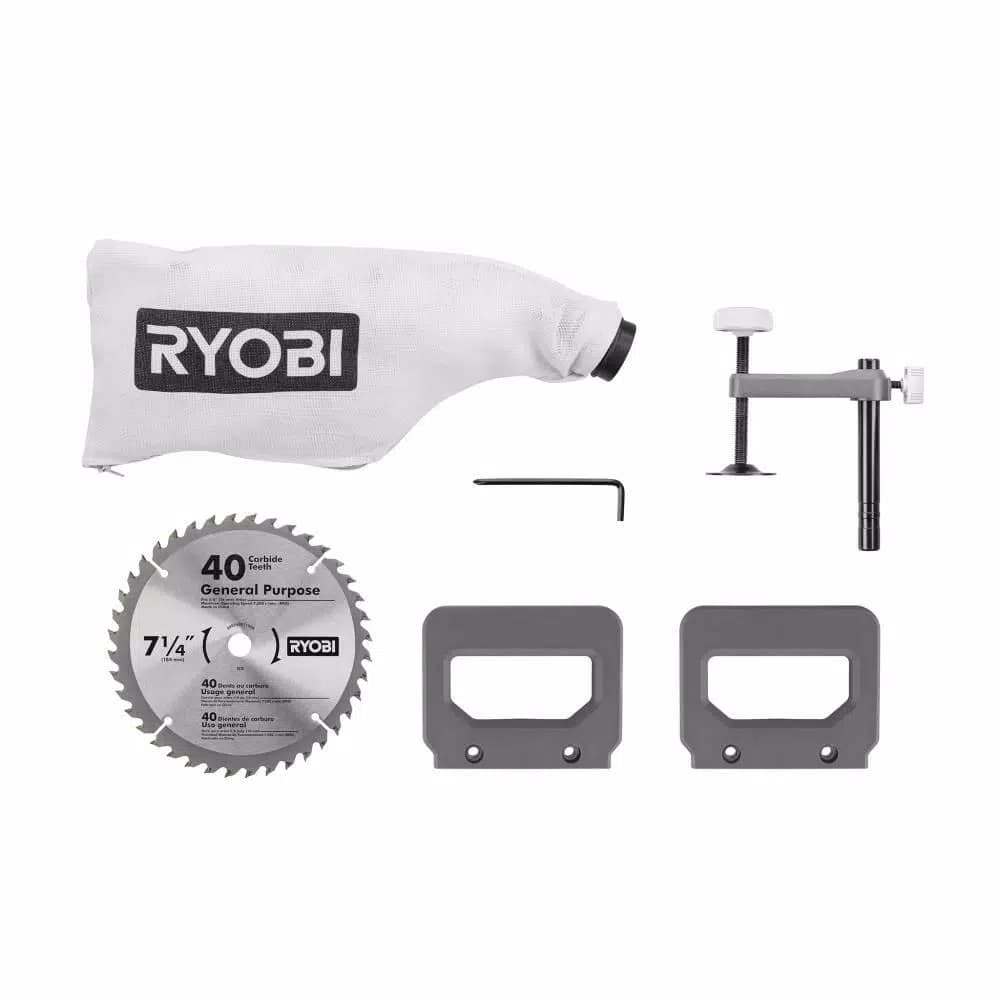 RYOBI 7-1/4 in. Compound Sliding Miter Saw, 10 Amp, 5350 rpm