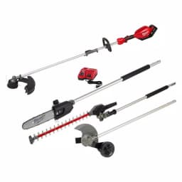 Milwaukee M18 FUEL 18V Cordless Brushless String Trimmer Combo Kit with QUIK-LOK Pole Saw, Hedge Trimmer & Edger thumbnail 1