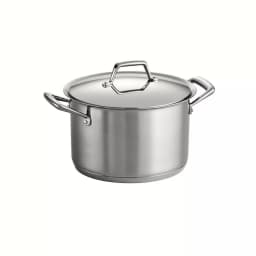 Tramontina Gourmet Prima 8 Qt. Stainless Steel Stock Pot with Lid thumbnail 1