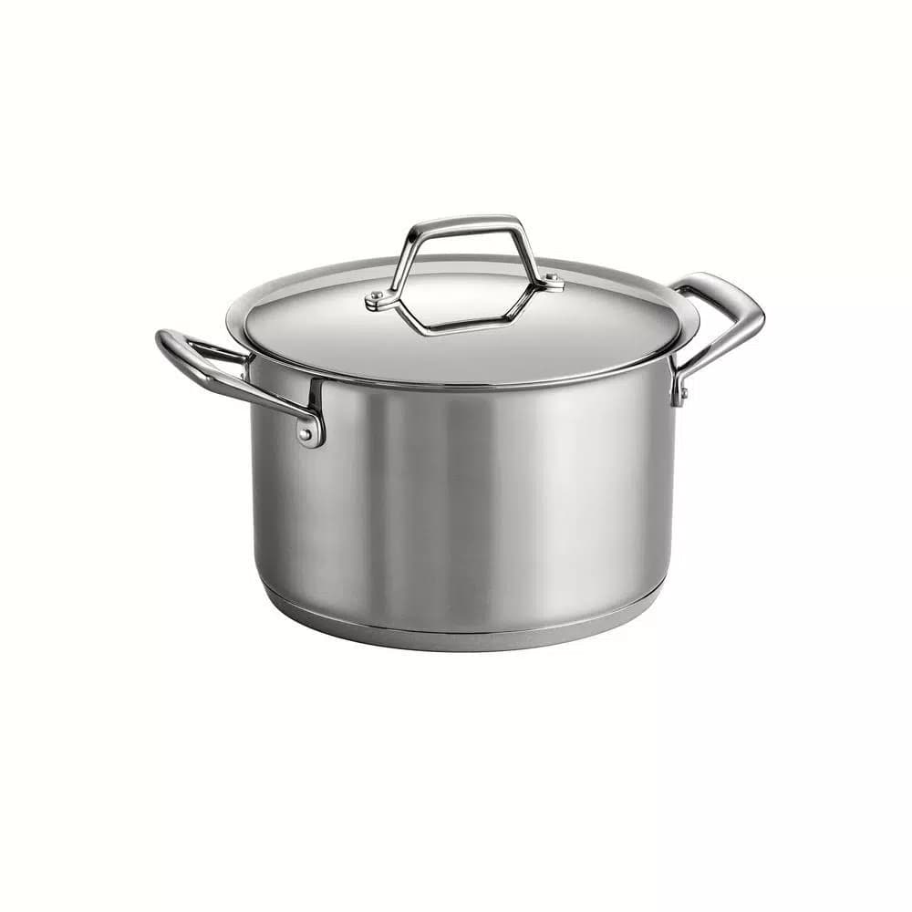 Tramontina Gourmet Prima 8 Qt. Stainless Steel Stock Pot with Lid