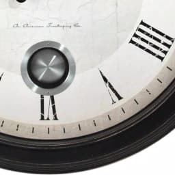 FirsTime Adair 24 in. Round Wall Clock with Pendulum - Oil Rubbed Bronze thumbnail 3