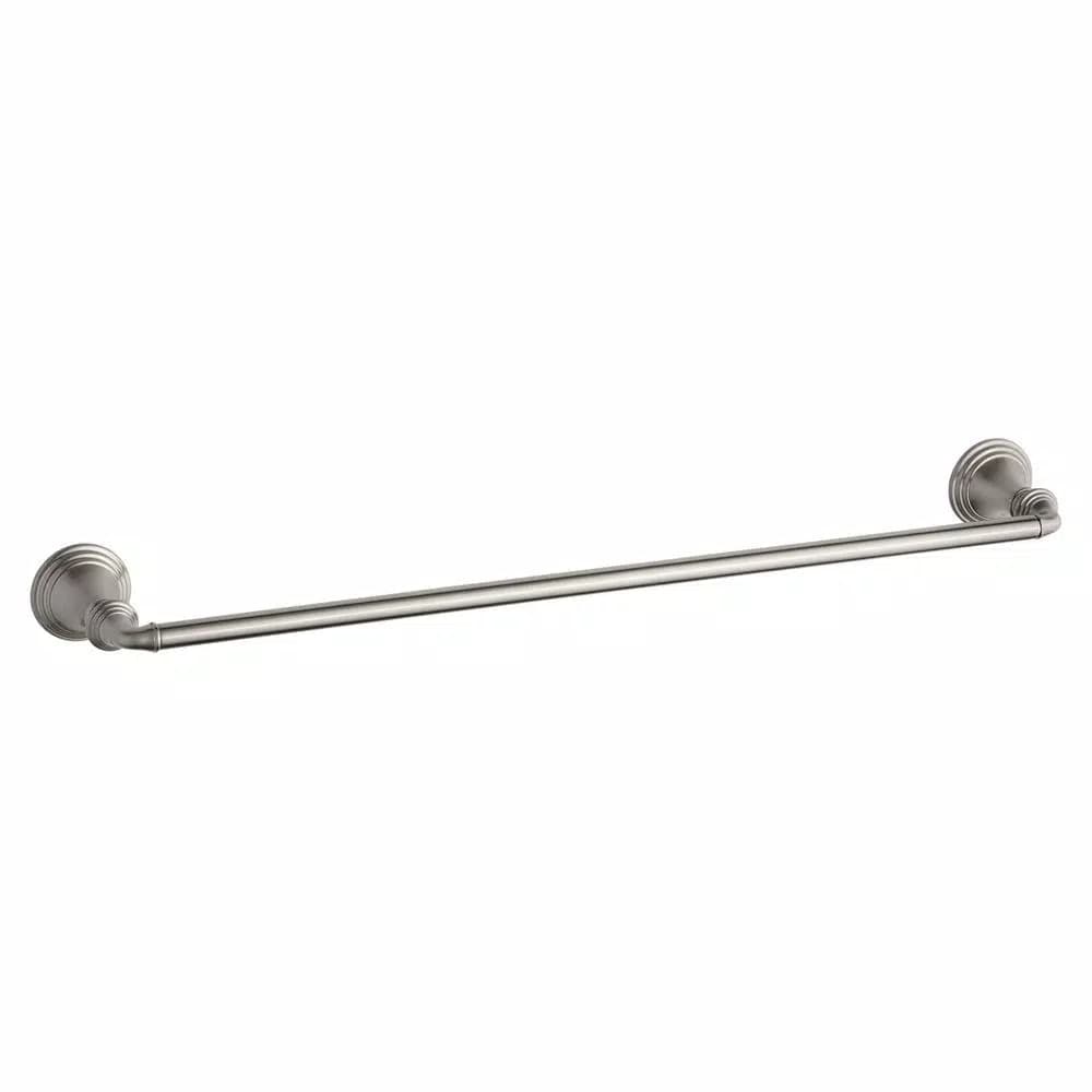 KOHLER Devonshire 24 in. Single Towel Bar in Vibrant Brushed Nickel