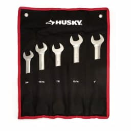 Husky 5-Piece Large SAE Reversible Ratcheting Wrench Set thumbnail 3
