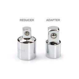 TEKTON 4-Piece Adapter and Reducer Set, Chrome Vanadium Steel Socket Adapters thumbnail 4