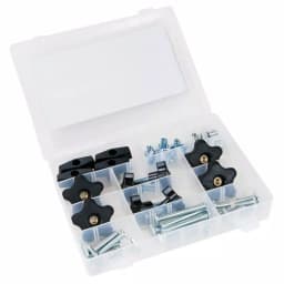 POWERTEC 46-Piece 5/16-18 in. T-Track Jig Hardware Kit with Sorting Case thumbnail 2