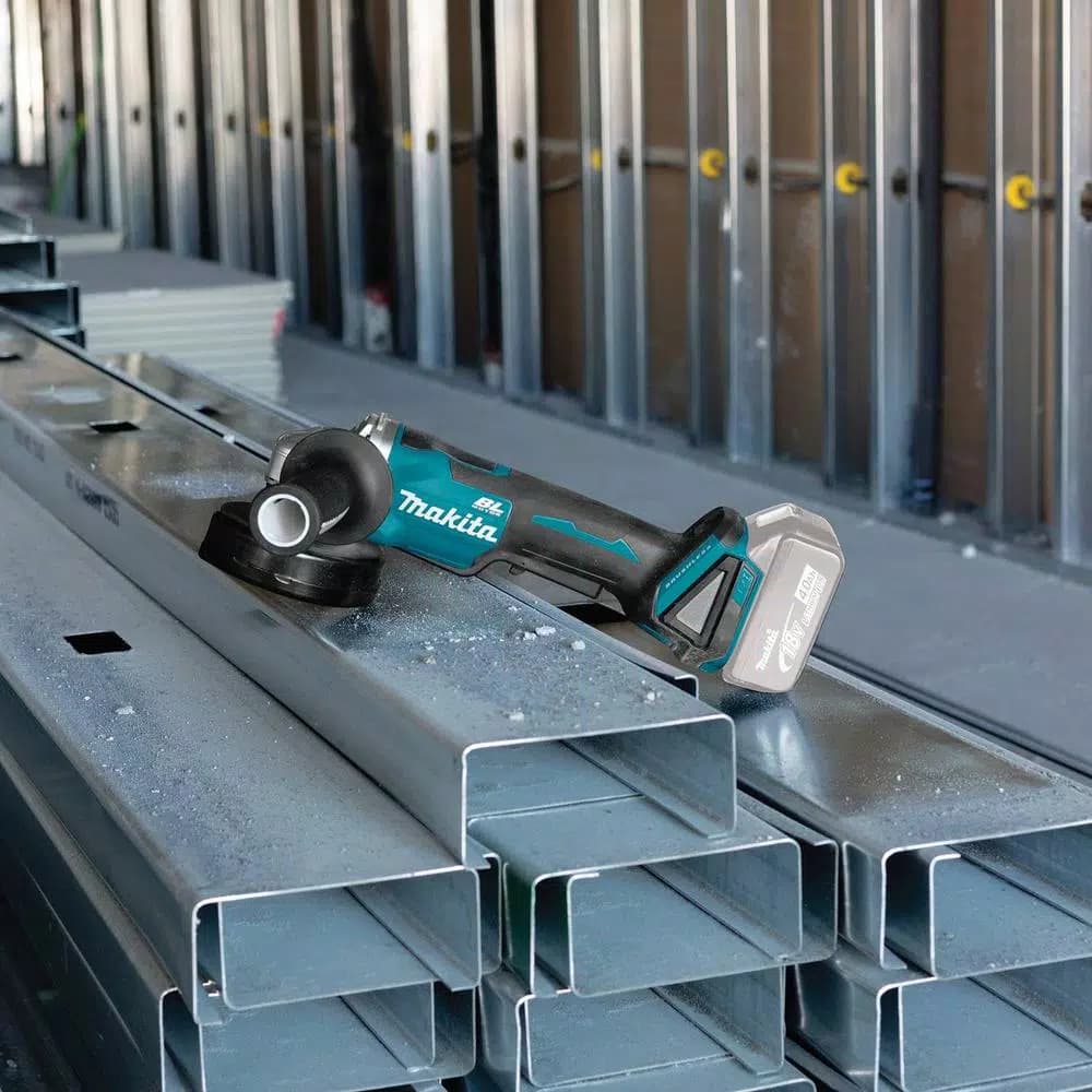 Makita 18V LXT Brushless Cordless 4-1/2 in. / 5 in. Paddle Switch Angle Grinder - Tool Only