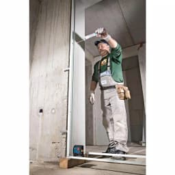 Bosch Factory Reconditioned 100 ft. Self-Leveling 3-Point Red Laser Level with Mounting Strap and Belt Pouch thumbnail 7