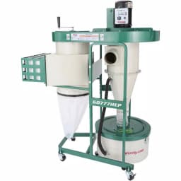 Grizzly Industrial 1-1/2 HP Ultra-Quiet Dual-Filtration HEPA Cyclone Dust Collector, 880 CFM thumbnail 1