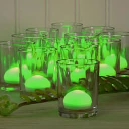 LUMABASE Green Floating Blimp LED Lights, Waterproof Battery Operated Decorative Lights (12-Count) thumbnail 3