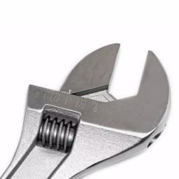 Crescent 18 in. Adjustable Wrench with Hex Jaw Design and Chrome Finish thumbnail 4