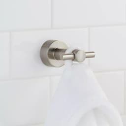 Glacier Bay Innburg Double Robe Hook, Brushed Nickel thumbnail 4