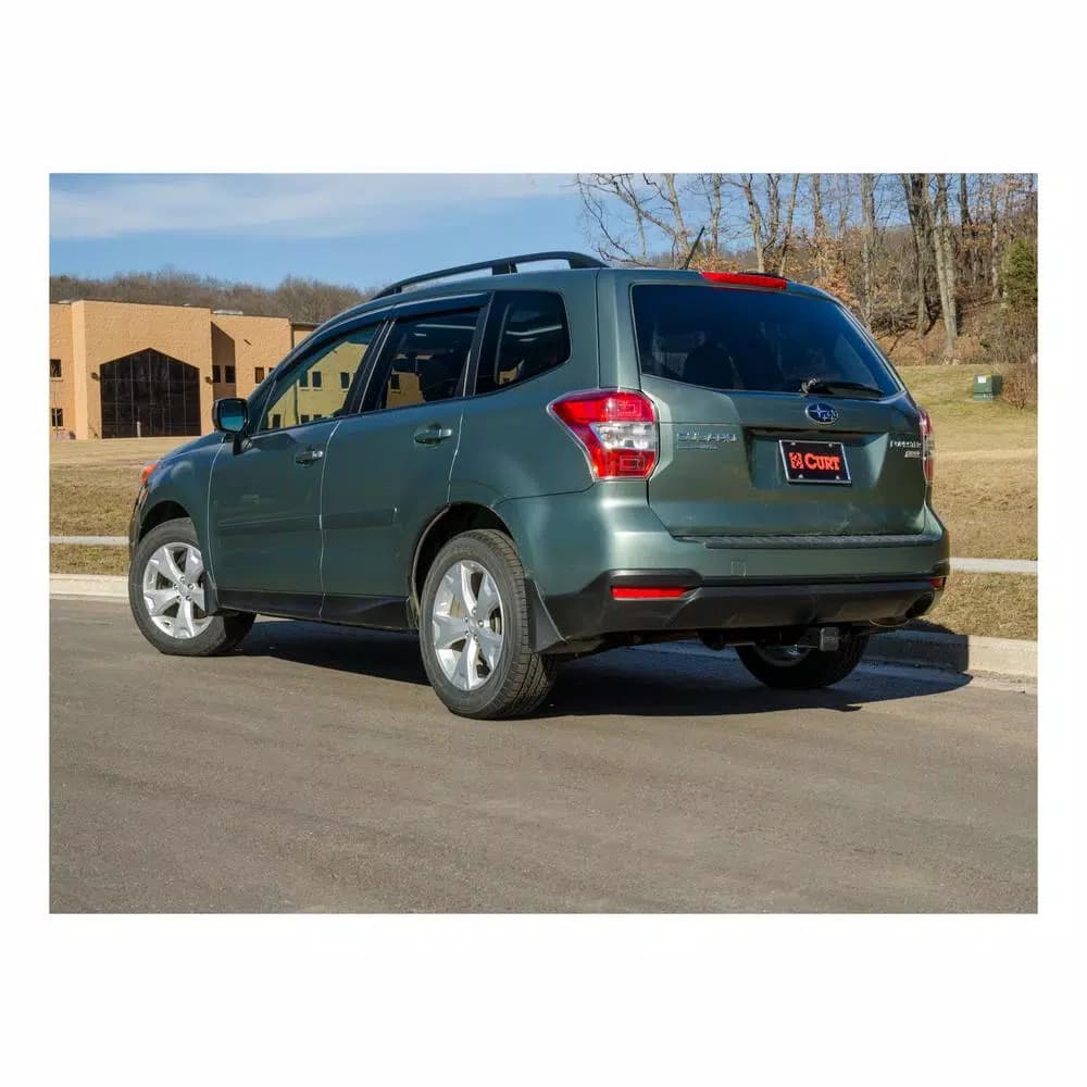 CURT Class 3 Trailer Hitch for Subaru Forester, 2-in Receiver, Round Tube, Gloss Black