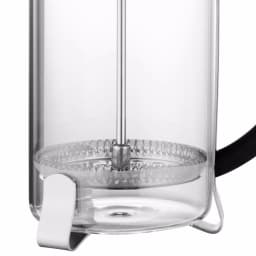 BergHOFF Essentials 4-Cup Stainless Steel and Glass French Press Coffee and Tea Maker thumbnail 2
