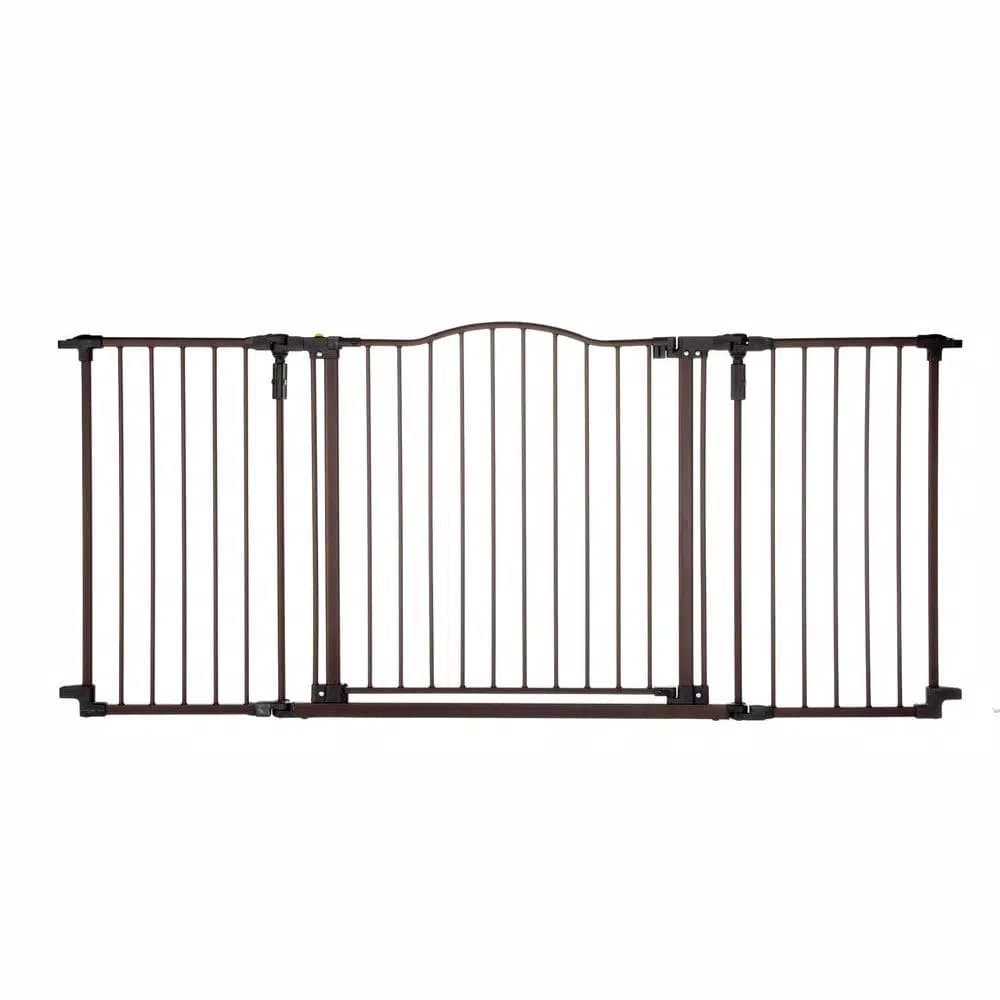 Unbranded North States Deluxe Decor Gate, Extra-Wide Metal Safety Gate for Doorways, 38.3 to 72 in.