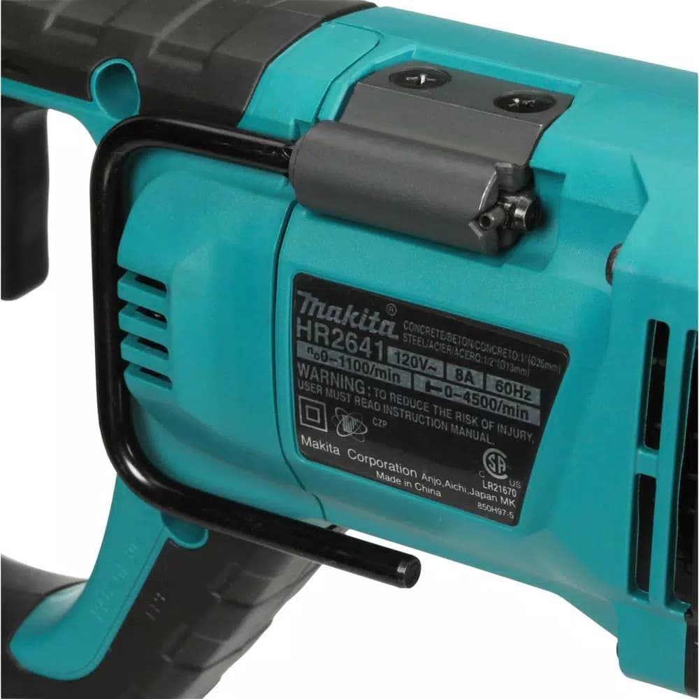 Makita 8 Amp 1 in. SDS-Plus AVT Rotary Hammer & 4-1/2 in. Angle Grinder Combo Kit with Hard Case
