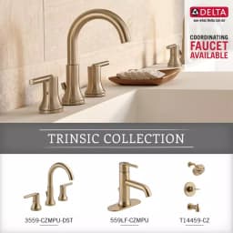 Delta Trinsic 30 in. Single Towel Bar, Champagne Bronze thumbnail 6