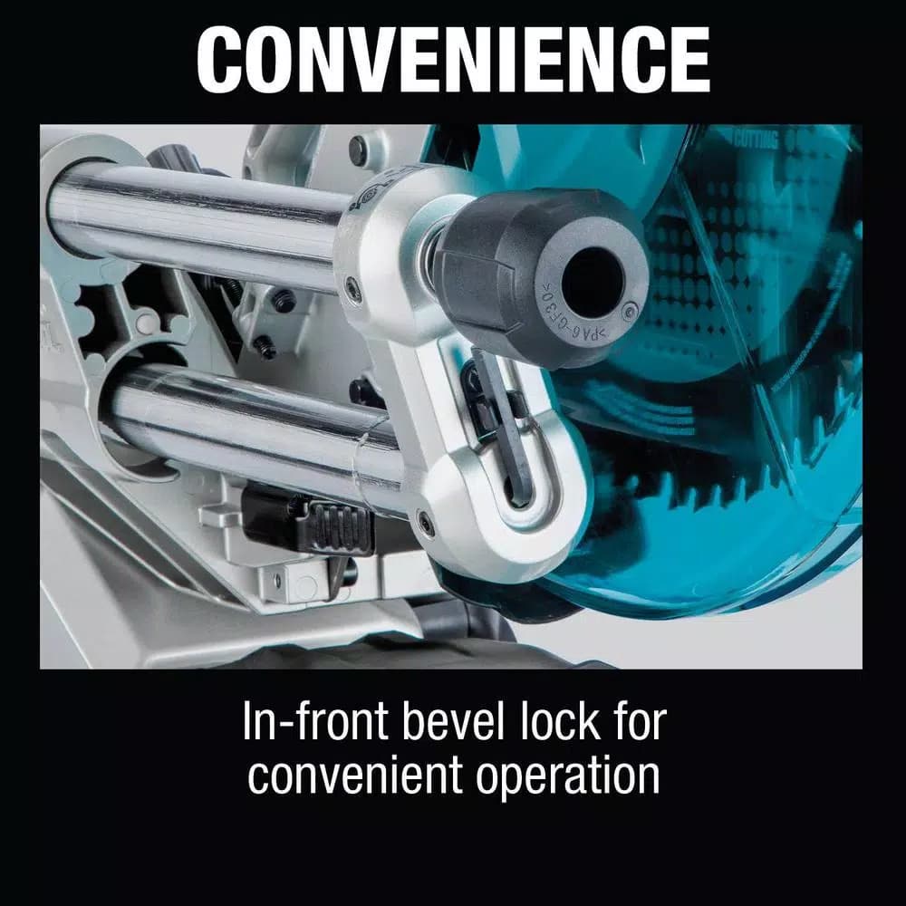 Makita 18V X2 LXT 36V 12 in. Brushless Dual-Bevel Sliding Compound Miter Saw Kit with Brad & Finish Nailer Bonus