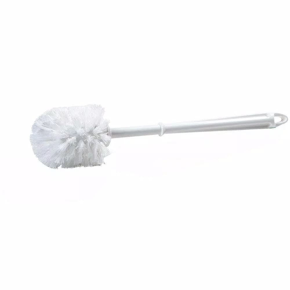 Carlisle 11 in. White Toilet Bowl Scrub Brush with Polypropylene Bristles (Case of 24)